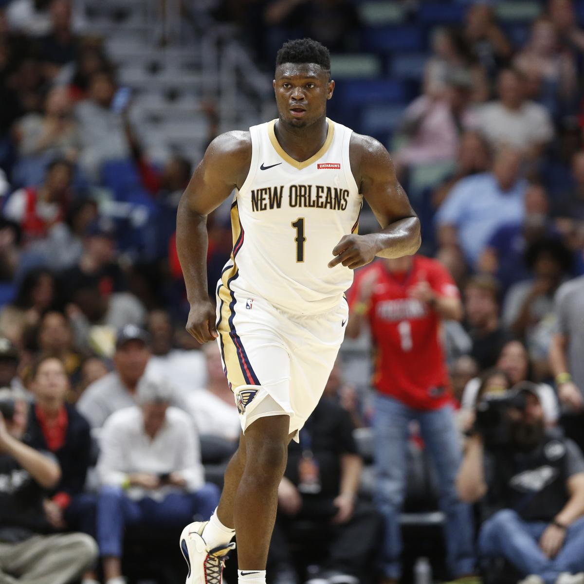 Report: Zion Williamson's Knee Injury Not a Concern for Pelicans Moving Forward ...1200 x 1200