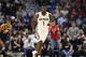 New Orleans Pelicans forward Zion Williamson (1) in the first half of a preseason NBA basketball game against the Utah Jazz in New Orleans, Friday, Oct. 11, 2019. (AP Photo/Tyler Kaufman)
