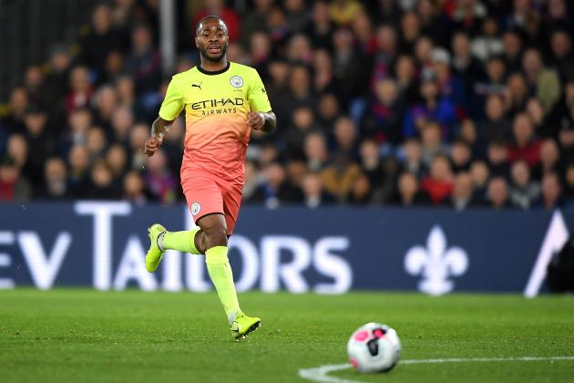 LONDON, ENGLAND - OCTOBER 19: Raheem Stirling of Manchester City in action during the Premier League match between Crystal Palace and Manchester City at Selhurst Park on October 19, 2019 in London, United Kingdom. (Photo by Alex Davidson/Getty Images)