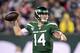 EAST RUTHERFORD, NEW JERSEY - OCTOBER 21: Sam Darnold #14 of the New York Jets attempts a pass against the New England Patriots during the second half at MetLife Stadium on October 21, 2019 in East Rutherford, New Jersey. (Photo by Steven Ryan/Getty Images)