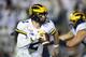 UNIVERSITY PARK, PA - OCTOBER 19: Shea Patterson #2 of the Michigan Wolverines runs with the ball during the fourth quarter against the Penn State Nittany Lions on October 19, 2019 at Beaver Stadium in University Park, Pennsylvania. Penn State defeats Michigan 28-21. (Photo by Brett Carlsen/Getty Images)