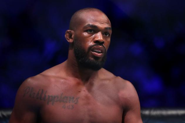 LAS VEGAS, NEVADA - JULY 06:  Jon Jones of the United States looks on prior to his UFC Light Heavyweight Title bout against Thiago Santos of Brazil at T-Mobile Arena on July 06, 2019 in Las Vegas, Nevada.  Jones defeated Santos by decision. (Photo by Sean M. Haffey/Getty Images)