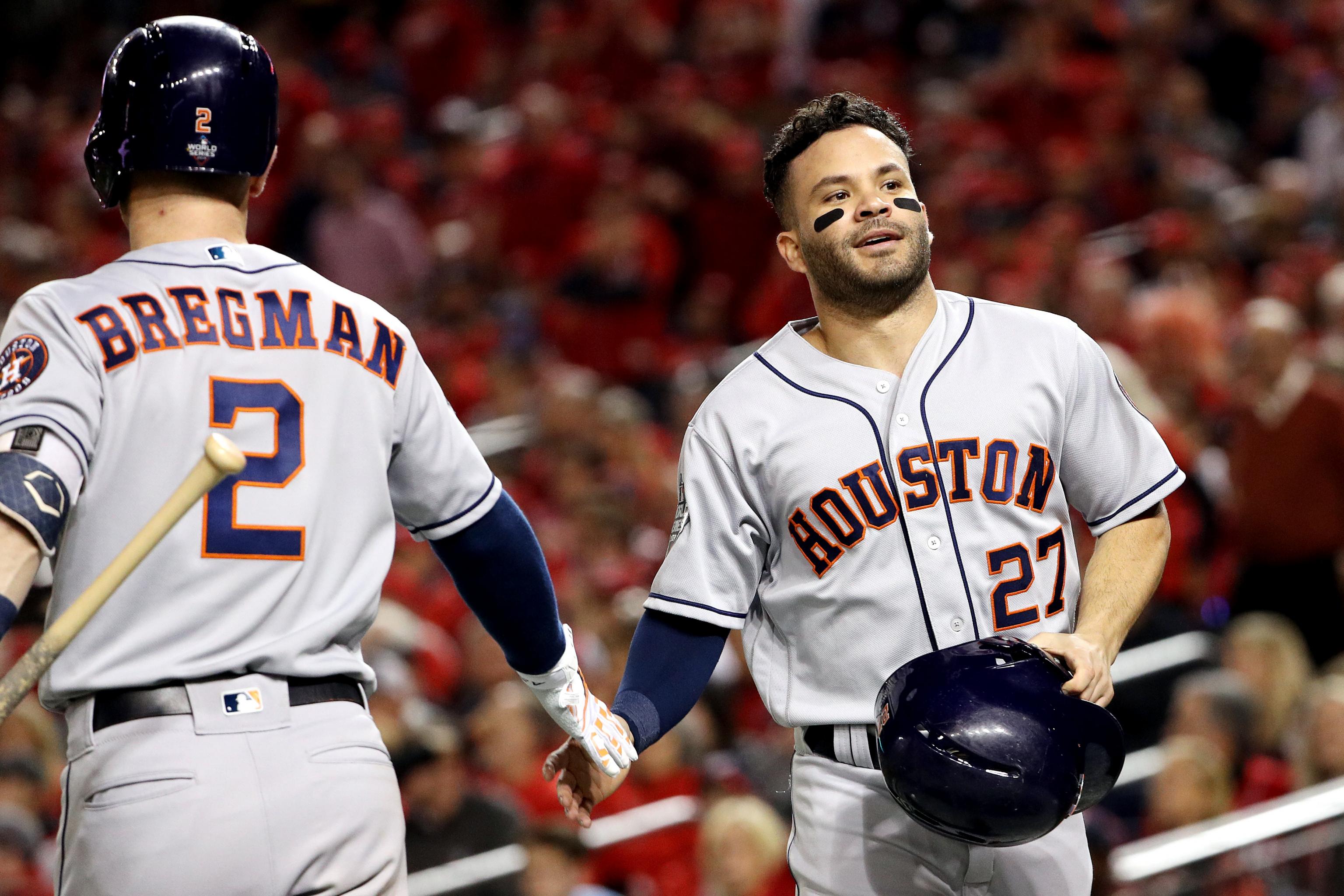 ZACK GREINKE WORLD SERIES HIT!! Astros' pitcher smacks single in World  Series Game 4! 