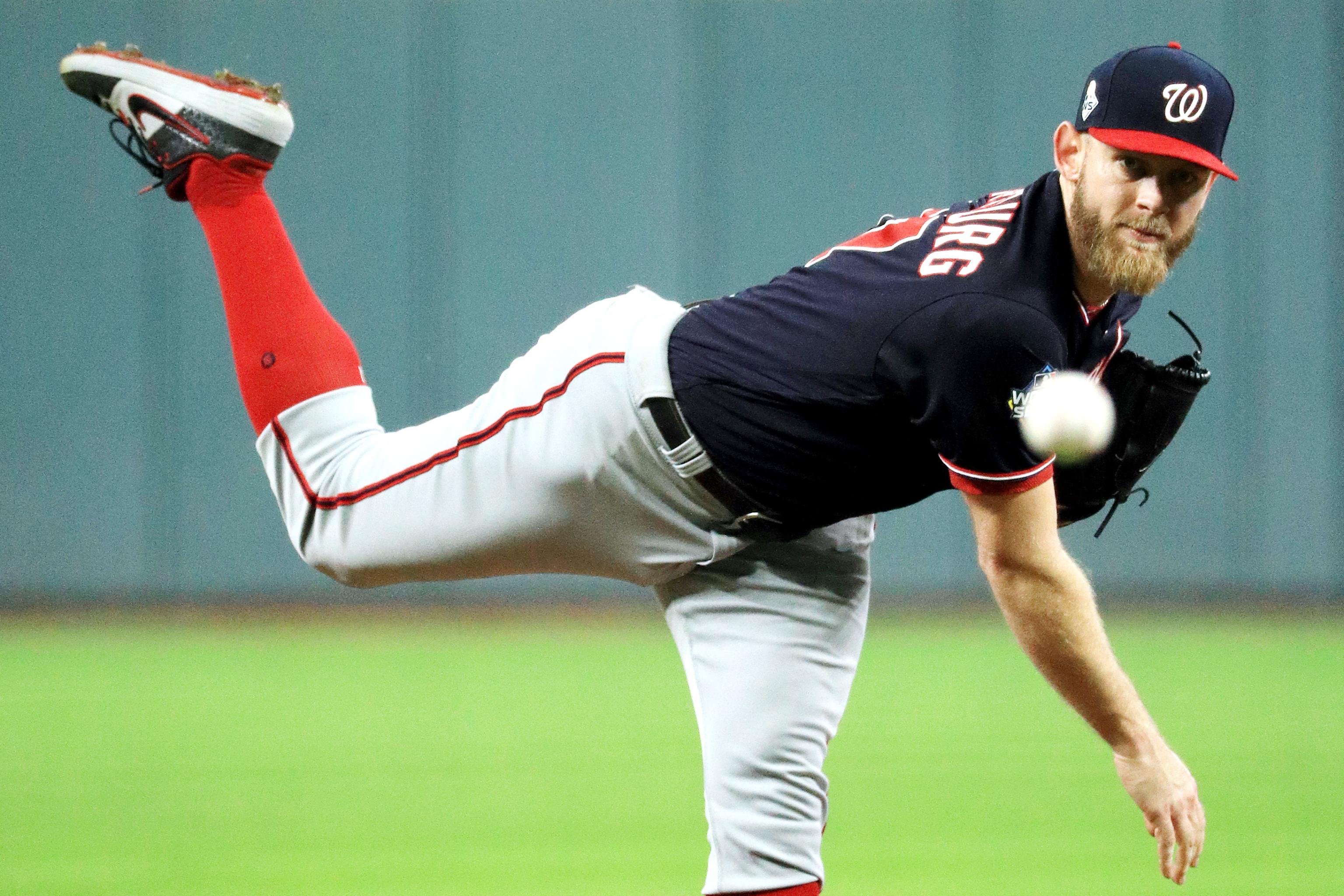 Washington Nationals' Stephen Strasburg Pitching To Contact, Racking Up  K's. - Federal Baseball