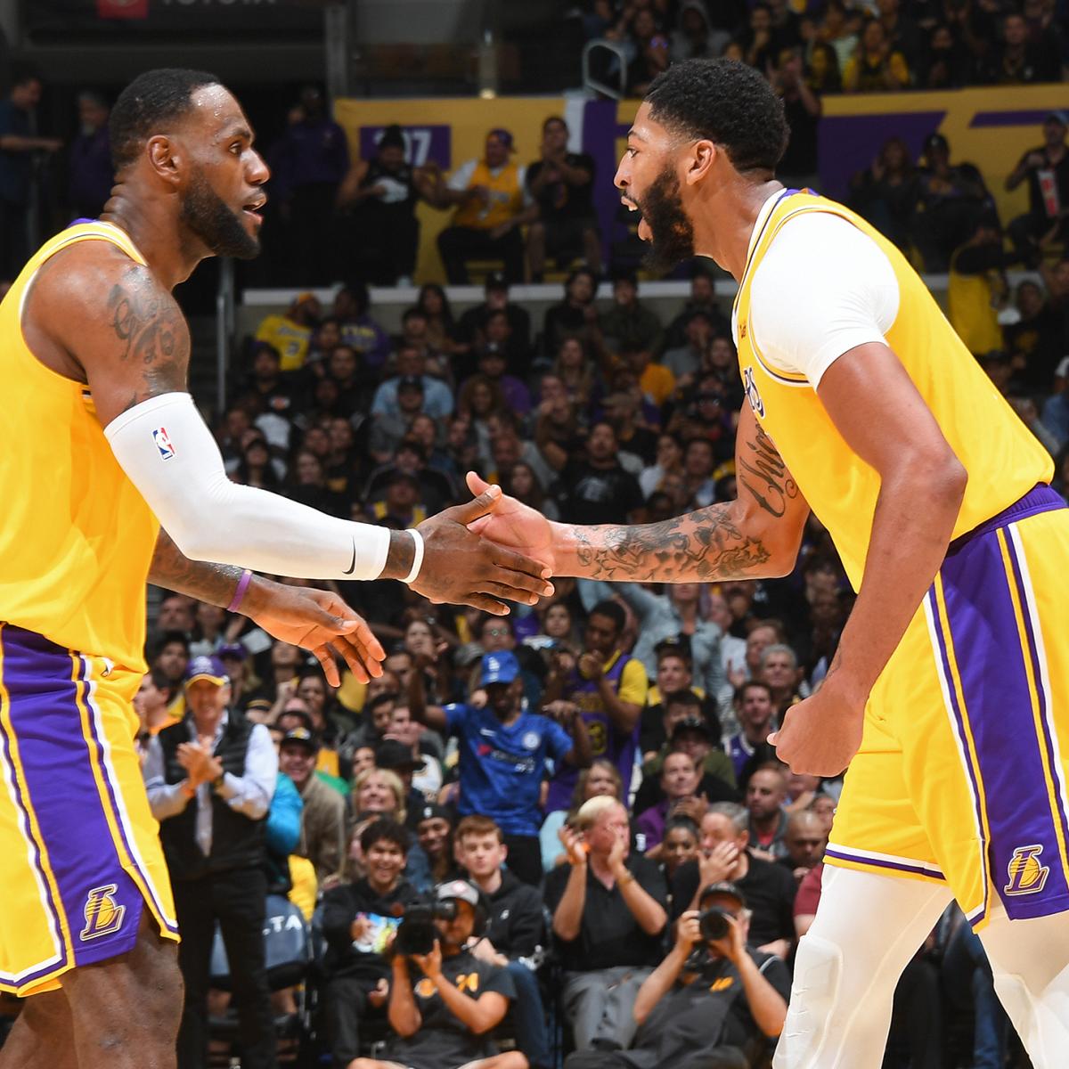Lebron James Has Passed The Los Angeles Lakers Torch To Anthony Davis Bleacher Report Latest News Videos And Highlights