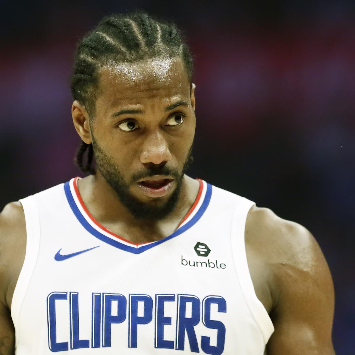 Clippers' Kawhi Leonard Out vs. Trae Young, Hawks Because of Knee Injury | Bleacher ...