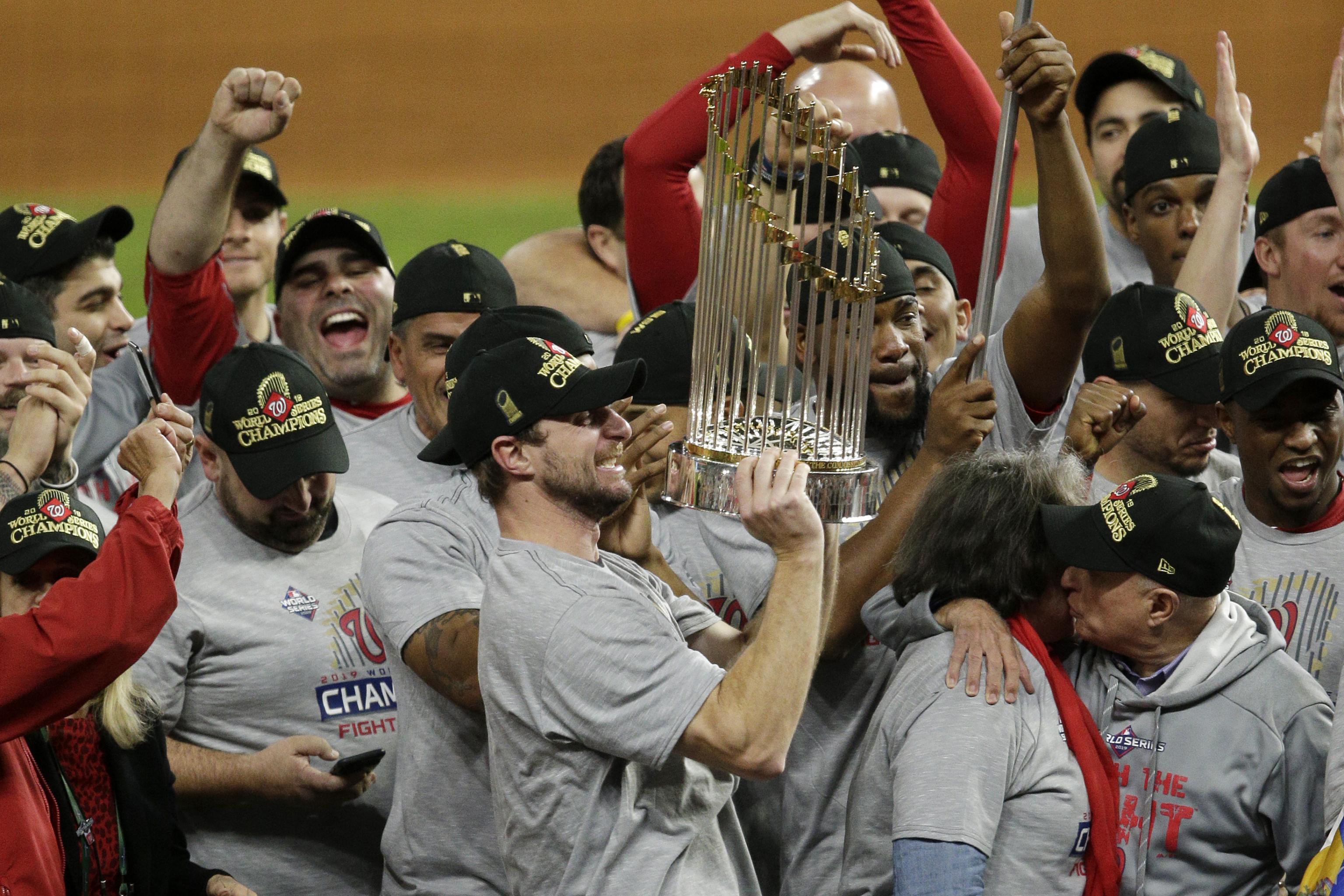 Washington Nationals 2019 World Series Trophy Ceremony and