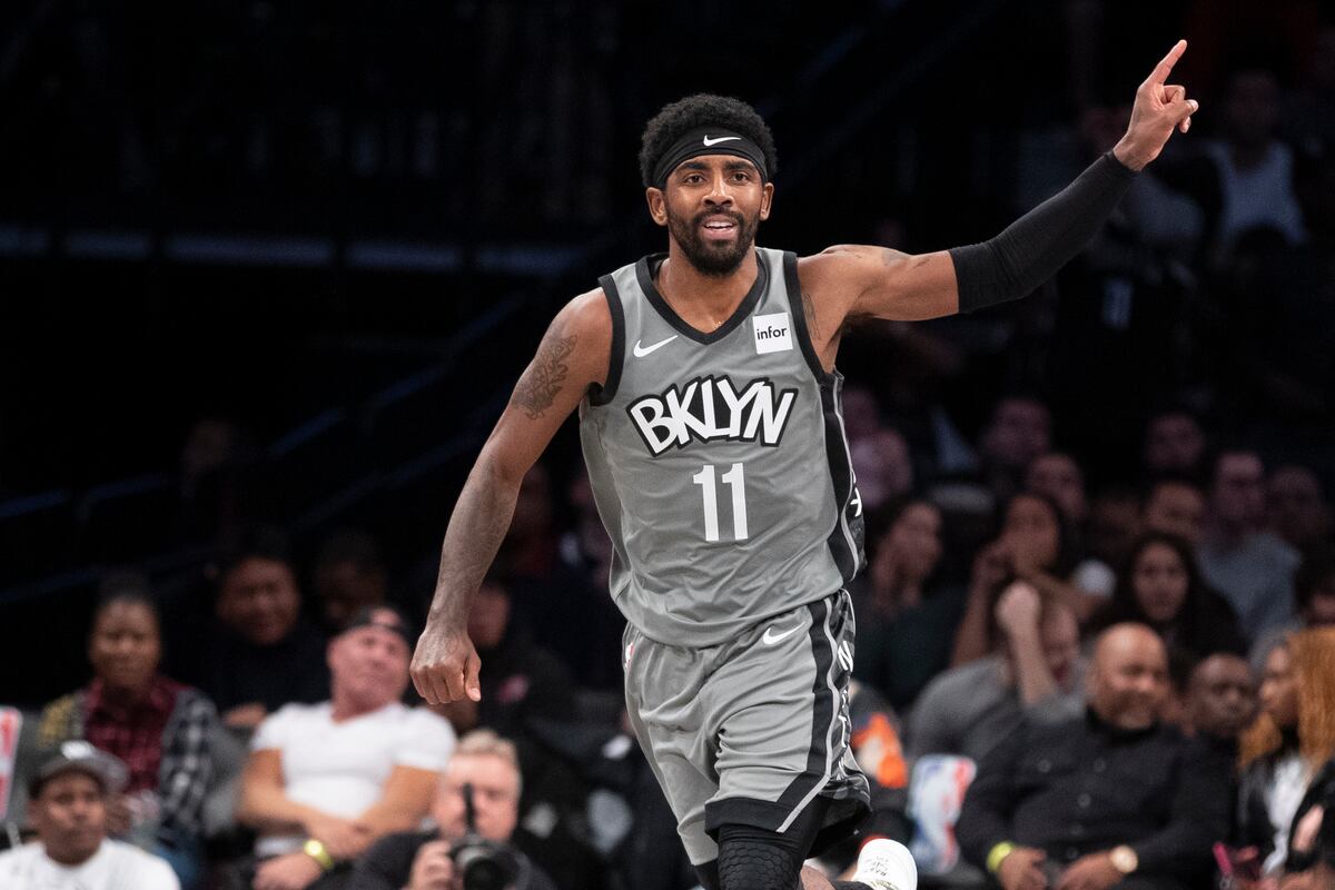 Kyrie Irving Scores 22 in Nets Win vs. James Harden, Rockets; Westbrook