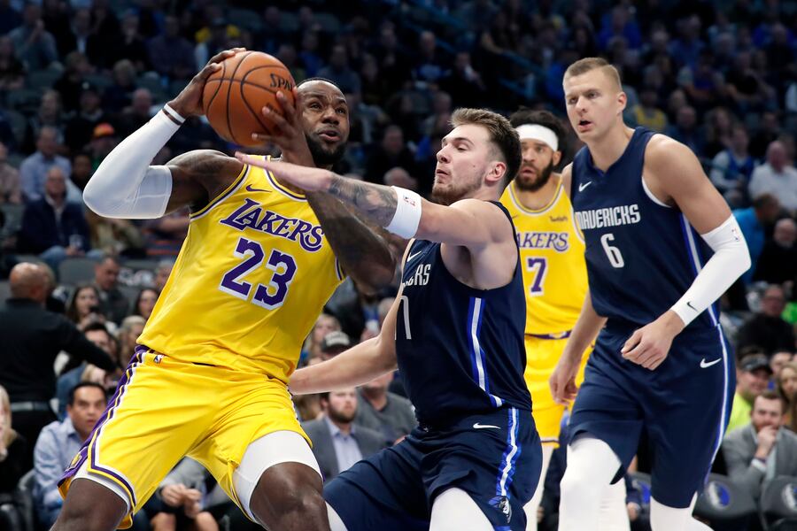 LeBron James, Luka Doncic Triple-Double as Lakers Outlast Mavericks in OT |  News, Scores, Highlights, Stats, and Rumors | Bleacher Report