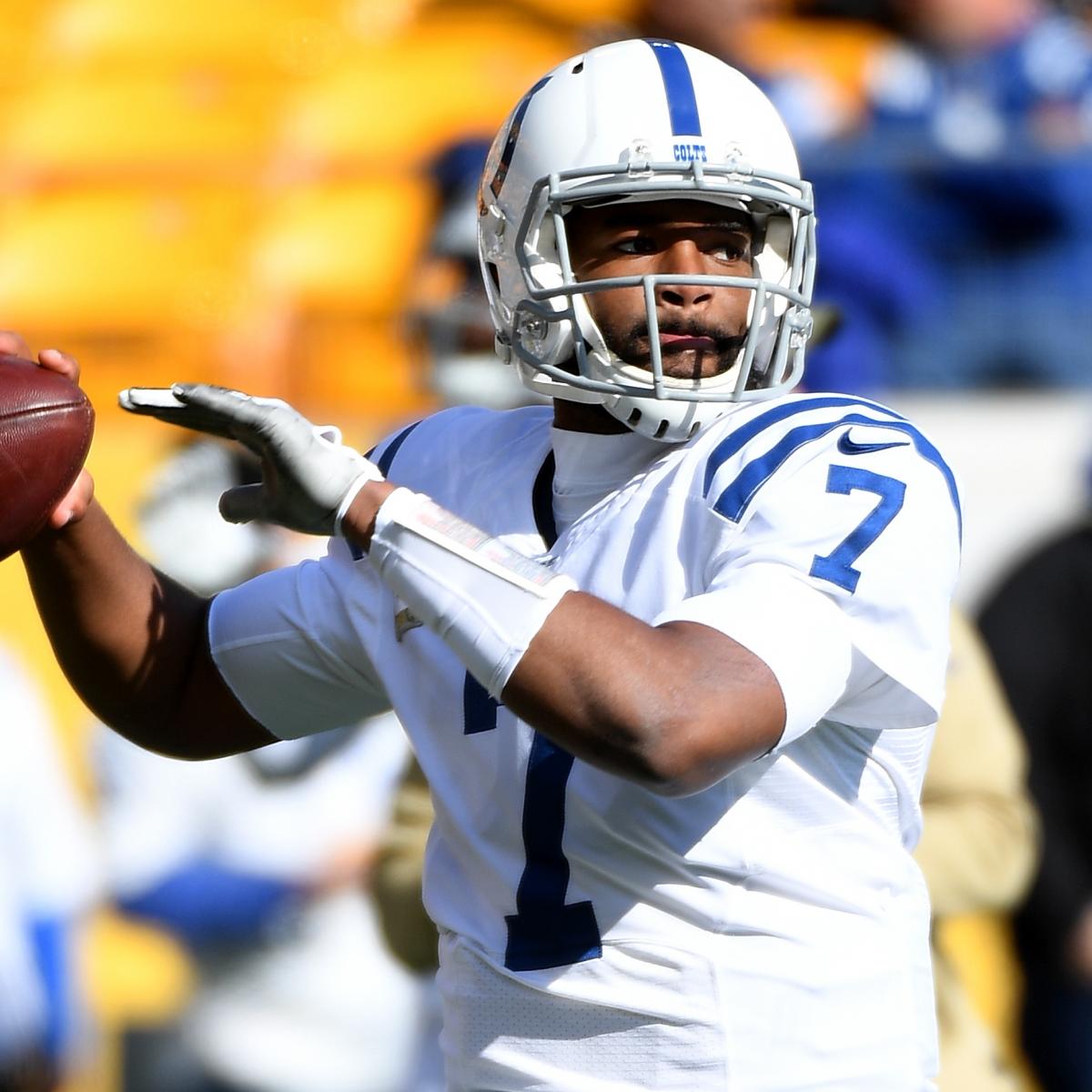 Report: Colts' Jacoby Brissett Has MCL Strain After MRI 