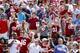 TUSCALOOSA, AL - SEPTEMBER 21: A section of Alabama Crimson Tide fans is seen during a game against the Southern Mississippi Golden Eagles at Bryant-Denny Stadium on September 21, 2019 in Tuscaloosa, Alabama. Alabama defeated Southern Miss 49-7. (Photo by Joe Robbins/Getty Images)