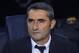 BARCELONA, SPAIN - NOVEMBER 05: Ernesto Valverde, Manager of Barcelona looks on prior the game during the UEFA Champions League group F match between FC Barcelona and Slavia Praha at Camp Nou on November 05, 2019 in Barcelona, Spain. (Photo by Quality Sport Images/Getty Images)