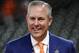 Houston Astros president Reid Ryan before Game 1 of an American League Division Series baseball game against the Cleveland Indians, Friday, Oct. 5, 2018, in Houston. (AP Photo/Eric Christian Smith)