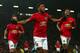MANCHESTER, ENGLAND - NOVEMBER 07: Anthony Martial of Manchester United celebrates after scoring a goal to make it 2-0 during the UEFA Europa League group L match between Manchester United and Partizan at Old Trafford on November 7, 2019 in Manchester, United Kingdom. (Photo by Robbie Jay Barratt - AMA/Getty Images)