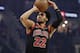 Chicago Bulls' Otto Porter Jr. shoots against the Cleveland Cavaliers in the first half of an NBA basketball game, Wednesday, Oct. 30, 2019, in Cleveland. (AP Photo/Tony Dejak)