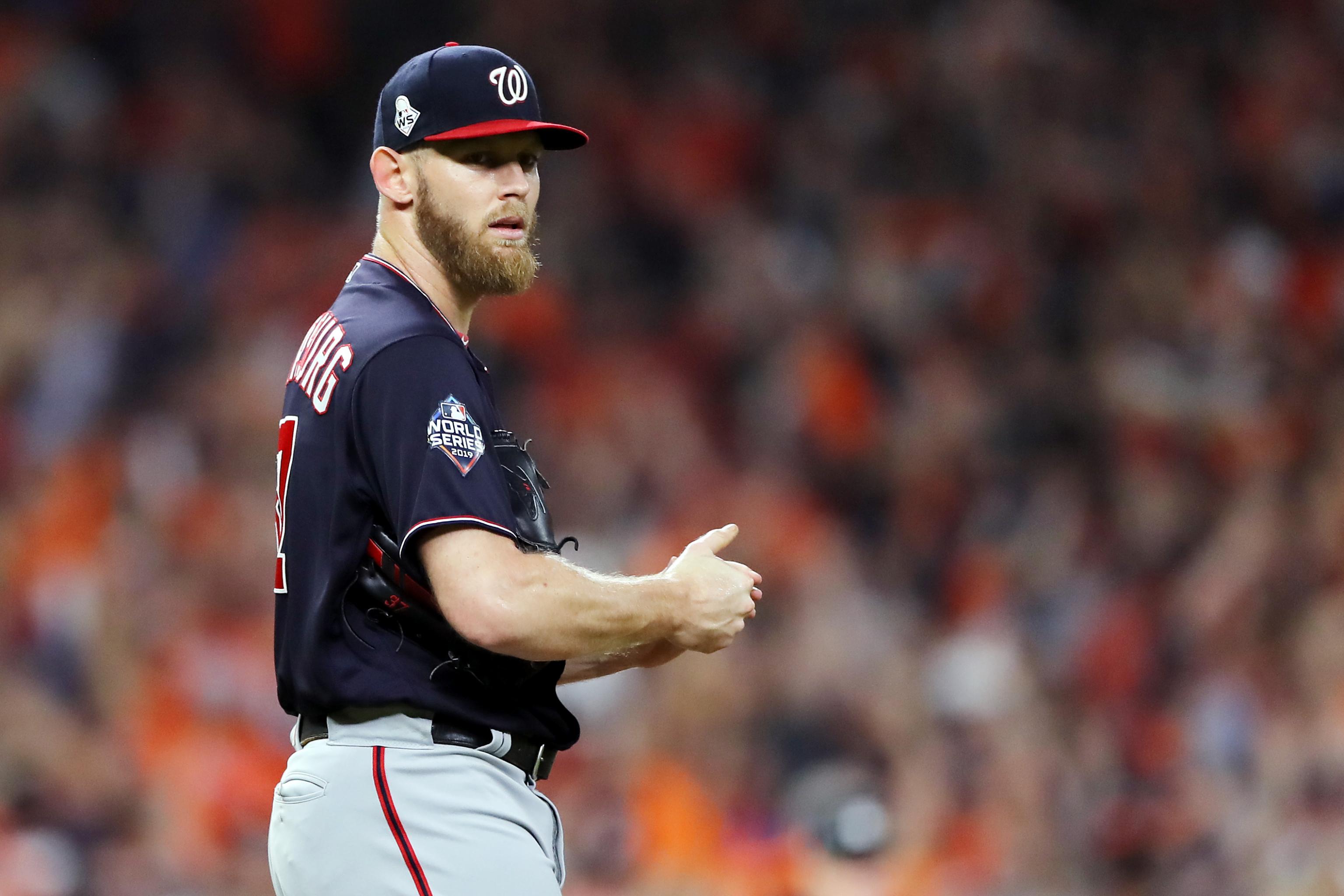 Stephen Strasburg Wins Second Start, Goes Home to Wife