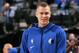 DALLAS, TX - OCTOBER 11: Kristaps Porzingis #6 of the Dallas Mavericks smiles before game against the Orlando Magic on October 11, 2019 at the American Airlines Center in Dallas, Texas. NOTE TO USER: User expressly acknowledges and agrees that, by downloading and or using this photograph, User is consenting to the terms and conditions of the Getty Images License Agreement. Mandatory Copyright Notice: Copyright 2019 NBAE (Photo by Glenn James/NBAE via Getty Images)