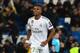 Real Madrid's Brazilian forward Rodrygo celebrates after scoring during the UEFA Champions League Group A football match between Real Madrid and Galatasaray at the Santiago Bernabeu stadium in Madrid, on November 6, 2019. (Photo by GABRIEL BOUYS / AFP) (Photo by GABRIEL BOUYS/AFP via Getty Images)