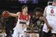 CAIRNS, AUSTRALIA - NOVEMBER 09: LaMelo Ball of the Hawks drives to the basket during the round six NBL match between the Cairns Taipans and the Illawarra Hawks at the Cairns Convention Centre on November 09, 2019 in Cairns, Australia. (Photo by Ian Hitchcock/Getty Images)