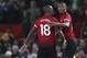 Manchester United's Ashley Young congratulates Manchester United's Anthony Martial after Young scored his sides 2nd goal of the game during their English Premier League soccer match between Manchester United and Newcastle United at Old Trafford in Manchester, England, Saturday, Oct. 6, 2018. (AP Photo/Jon Super)