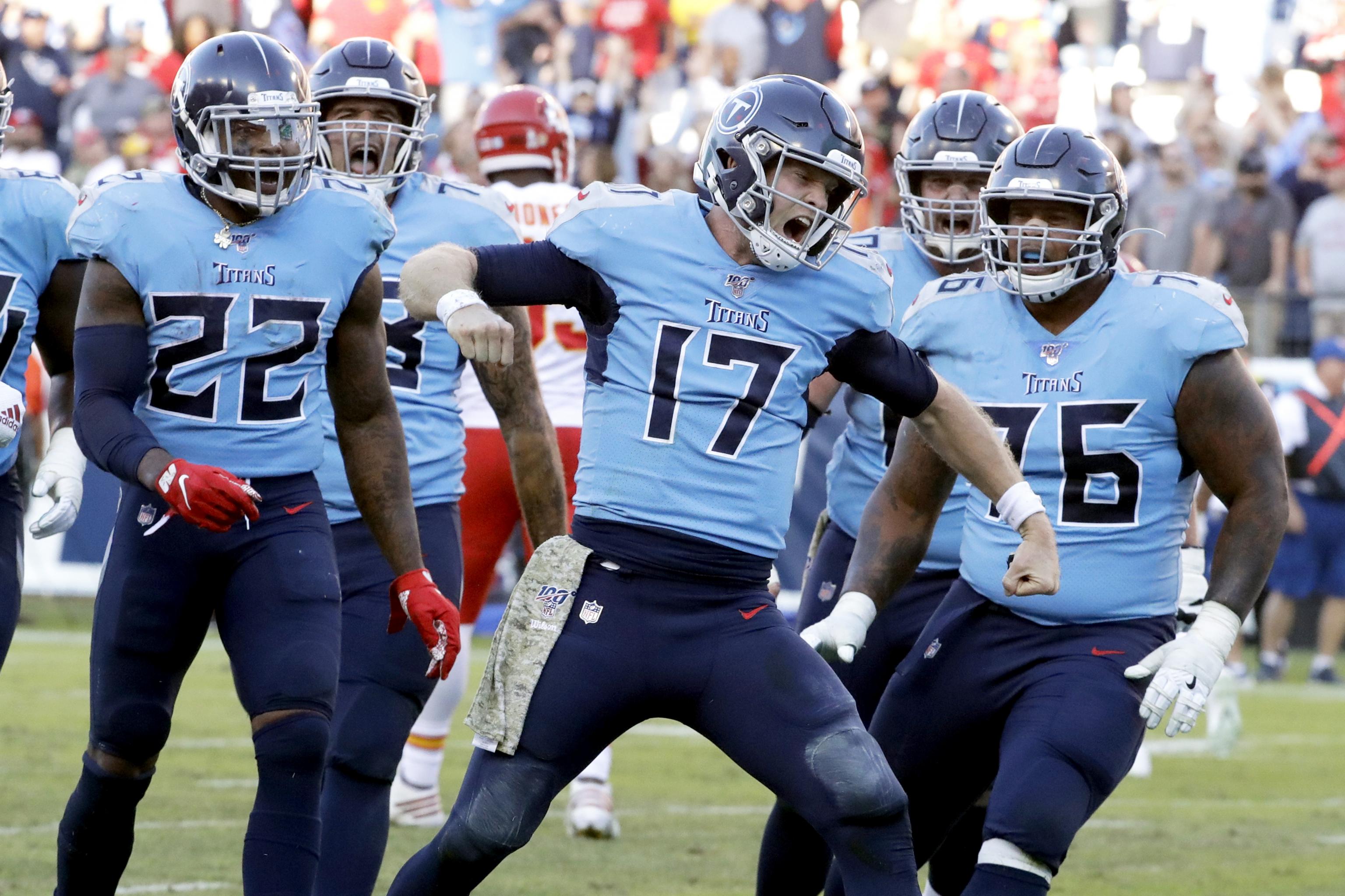 Titans QB Ryan Tannehill (ankle) is game-day decision vs. Chiefs