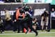 New York Jets strong safety Jamal Adams (33) returns a fumble for a touchdown during the second half of an NFL football game against the New York Giants Sunday, Nov. 10, 2019, in East Rutherford, N.J. (AP Photo/Steven Ryan)
