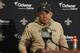 New Orleans Saints head coach Sean Payton talks to reporters after an NFL football game against the Atlanta Falcons in New Orleans, Sunday, Nov. 10, 2019. The Falcons won 26-9. (AP Photo/Butch Dill)