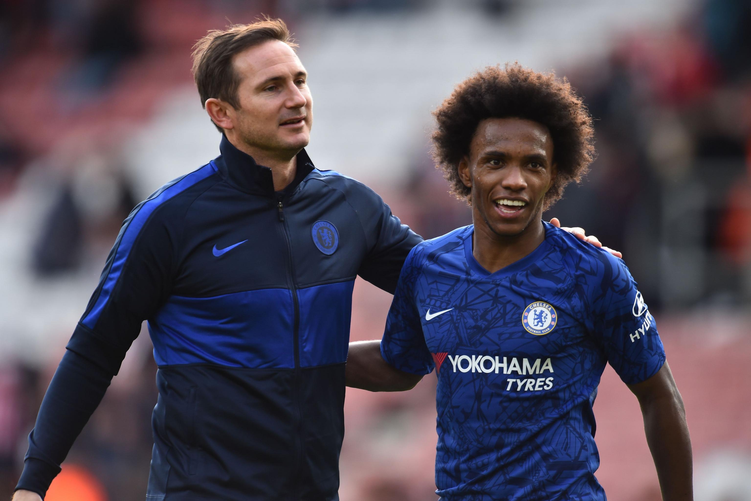 Frank Lampard Talks 'Love' for Willian, but Says New Contract Is ...