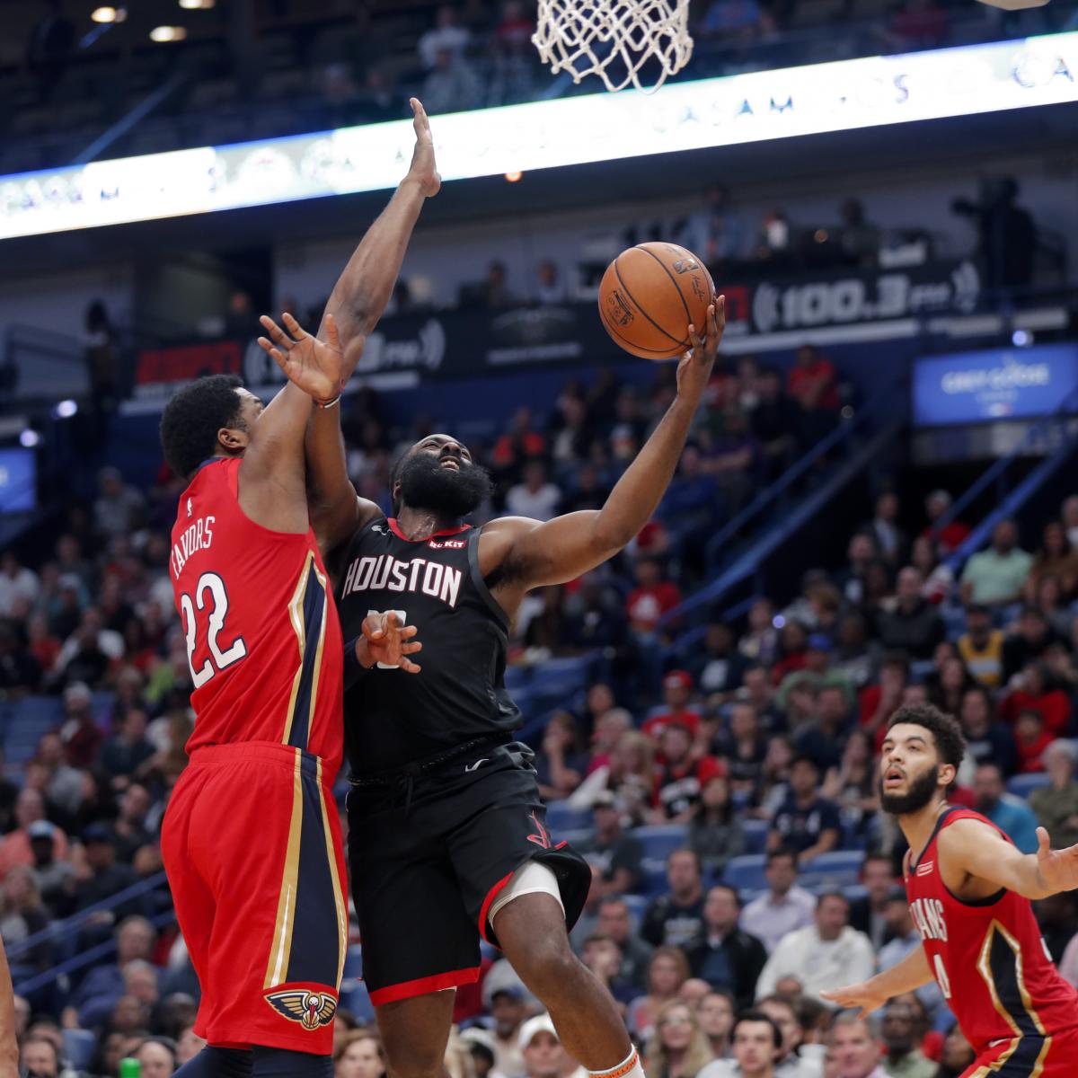 James Harden, Russell Westbrook Combine for 65 as Rockets Breeze Past Pelicans ...