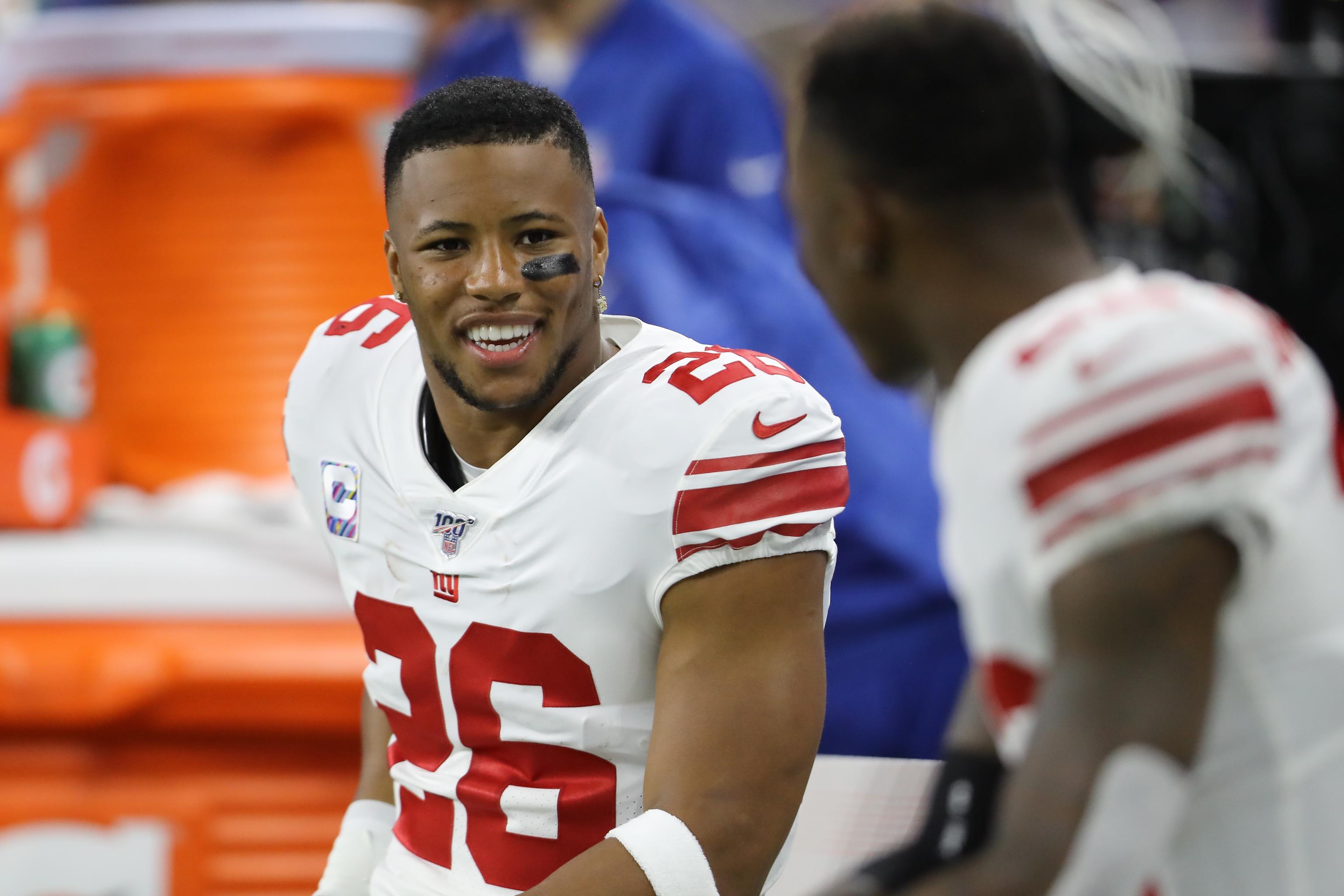 Giants' Saquon Barkley says shoulder injury 'won't stop me'