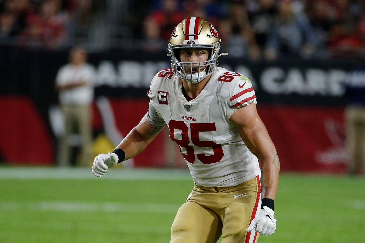 Fantasy Alert: 49ers' George Kittle Ruled out vs. Cardinals with Knee