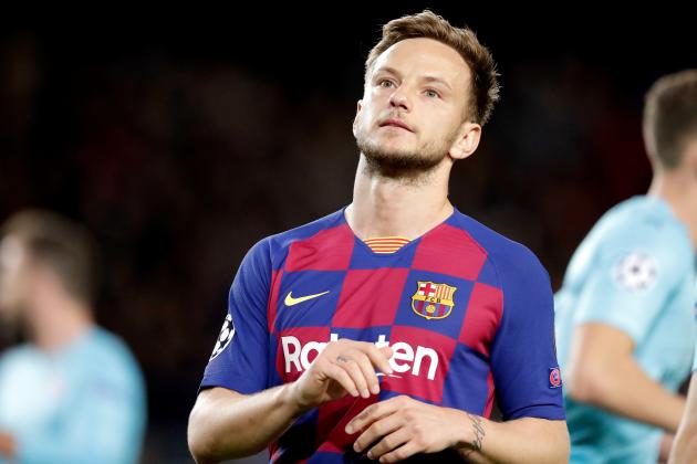 BARCELONA, SPAIN - NOVEMBER 5: Ivan Rakitic of FC Barcelona  during the UEFA Champions League  match between FC Barcelona v Slavia Prague at the Camp Nou on November 5, 2019 in Barcelona Spain (Photo by Jeroen Meuwsen/Soccrates/Getty Images)
