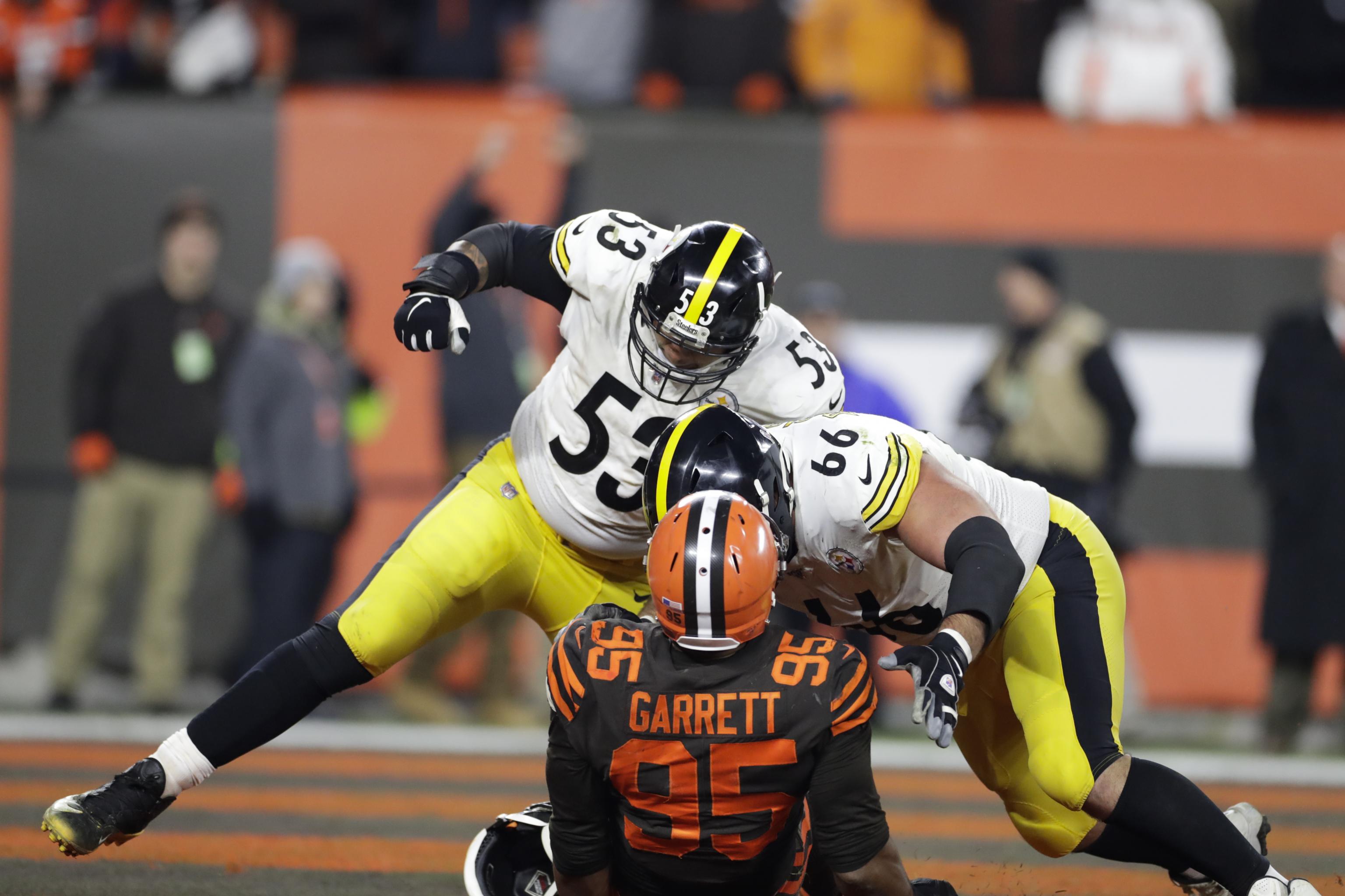 Myles Garrett, Freddie Kitchens react to Steelers-Browns ending