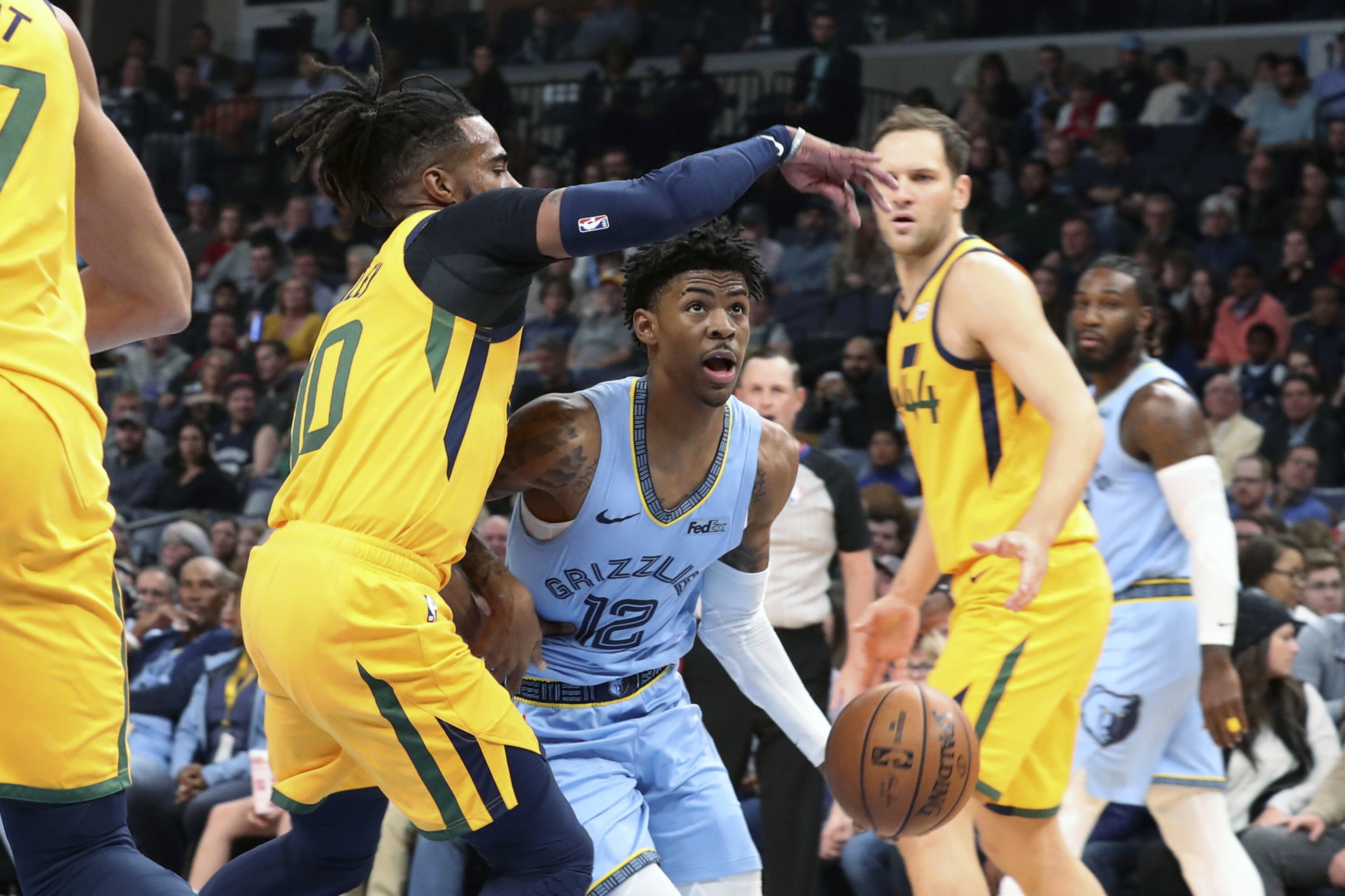 Morant 25+8，Conley 15+4，Mitchell絕殺失誤，灰熊險勝爵士！（影）-黑特籃球-NBA新聞影音圖片分享社區