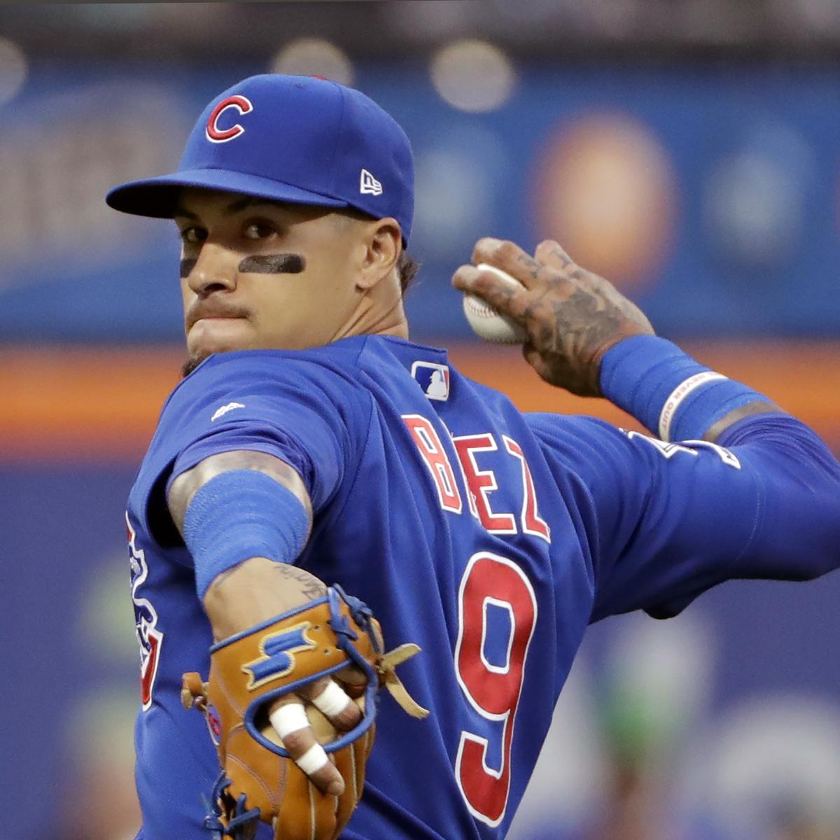 Javier Baez Acquired By The Ny Mets From Cubs Topps Now Blue