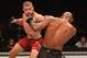 SAO PAULO, BRAZIL - NOVEMBER 16: (L-R) Jan Blachowicz of Poland punches Ronaldo 'Jacare' Souza of Brazil in their light heavyweight fight during the UFC Fight Night event at Ibirapuera Gymnasium on November 16, 2019 in Sao Paulo, Brazil. (Photo by Alexandre Schneider/Zuffa LLC via Getty Images)