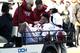 Alabama quarterback Tua Tagovailoa (13) is carted off the field after getting injured in the first half of an NCAA college football game against Mississippi State in Starkville, Miss., Saturday, Nov. 16, 2019. (AP Photo/Rogelio V. Solis)