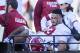 FAYETTEVILLE, AR - NOVEMBER 9: Tua Tagovailoa #13 of the Alabama Crimson Tide is helped off the field after being injured on a play in the first half of a game against the Mississippi State Bulldogs at Davis Wade Stadium on November 16, 2019 in Starkville, Mississippi. (Photo by Wesley Hitt/Getty Images)