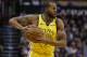 Golden State Warriors guard Andre Iguodala (9) in the first half during an NBA basketball game against the Phoenix Suns, Monday, Dec. 31, 2018, in Phoenix. (AP Photo/Rick Scuteri)