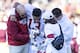 FAYETTEVILLE, AR - NOVEMBER 9: Tua Tagovailoa #13 of the Alabama Crimson Tide is helped off the field after being injured on a play in the first half of a game against the Mississippi State Bulldogs at Davis Wade Stadium on November 16, 2019 in Starkville, Mississippi. (Photo by Wesley Hitt/Getty Images)