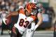 Cincinnati Bengals wide receiver Tyler Boyd (83) during the first half of an NFL football game against the Oakland Raiders in Oakland, Calif., Sunday, Nov. 17, 2019. (AP Photo/D. Ross Cameron)