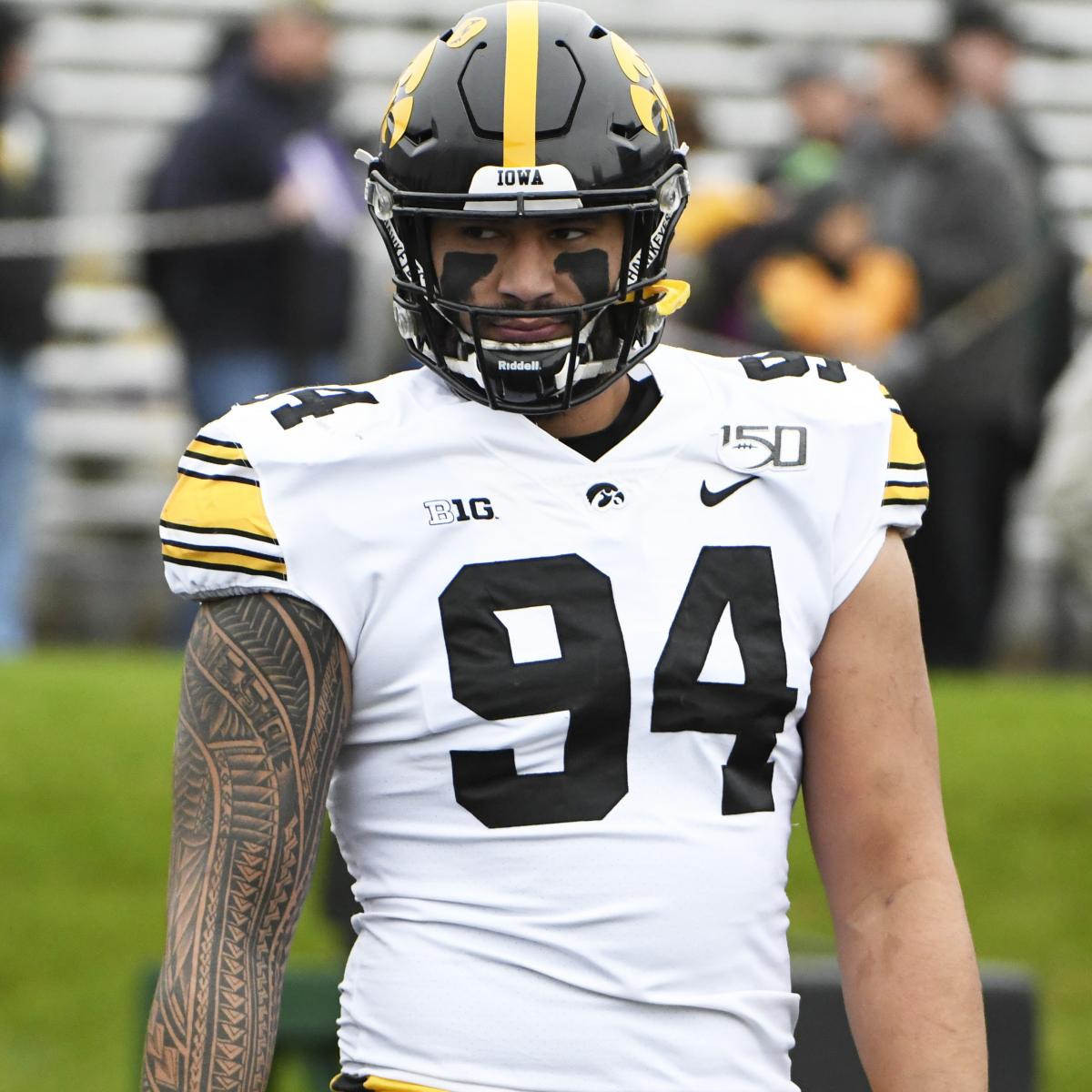 Iowa Star A.J. Epenesa Declares for 2020 NFL Draft, Forgoes Senior Season | Bleacher Report | Latest News, Videos and Highlights
