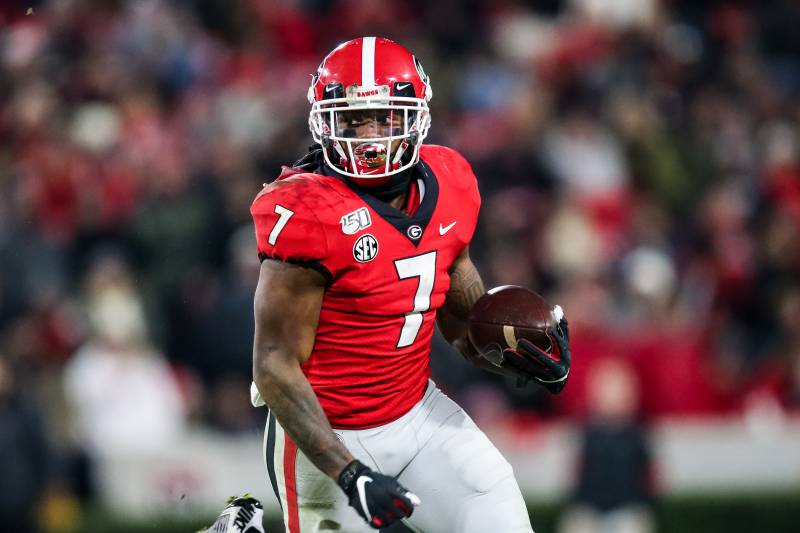 Georgia RB D'Andre Swift Undecided on 2020 NFL Draft Despite ...