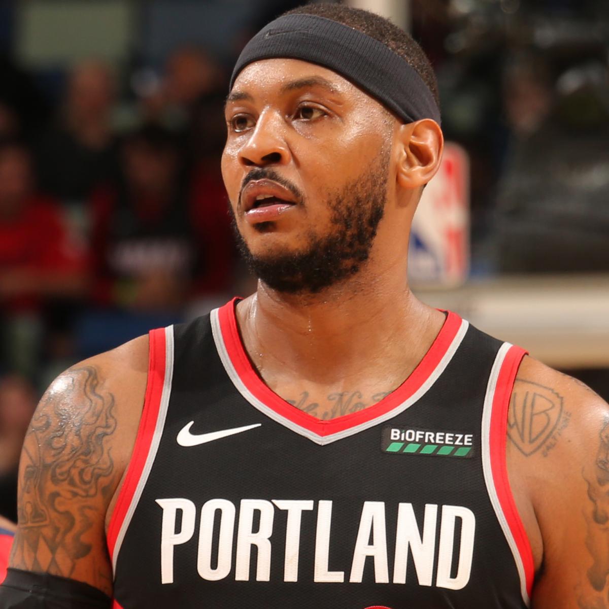 This Day in History: Carmelo Anthony Makes Portland Trail Blazers Debut -  Blazer's Edge