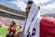 Alabama quarterback Tua Tagovailoa (13) walks off the field after an NCAA college football game against Southern Miss, Saturday, Sept. 21, 2019, in Tuscaloosa, Ala. (AP Photo/Vasha Hunt)