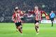 SHEFFIELD, ENGLAND - NOVEMBER 24: Oli McBurnie of Sheffield United celebrates scoring his teams third goal during the Premier League match between Sheffield United and Manchester United at Bramall Lane on November 24, 2019 in Sheffield, United Kingdom. (Photo by Chloe Knott - Danehouse/Getty Images)