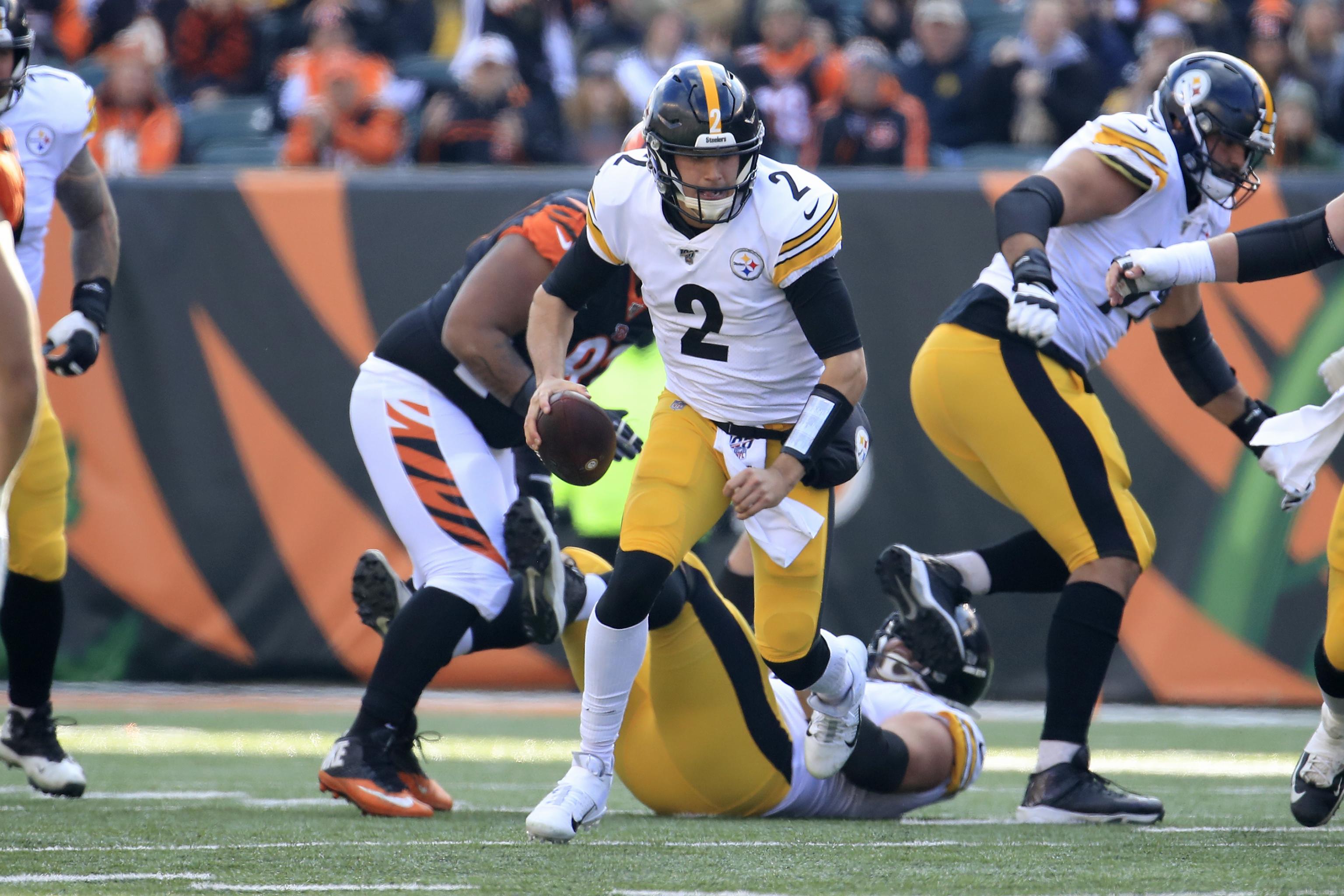 Mason Rudolph benched as Steelers beat winless Bengals 16-10