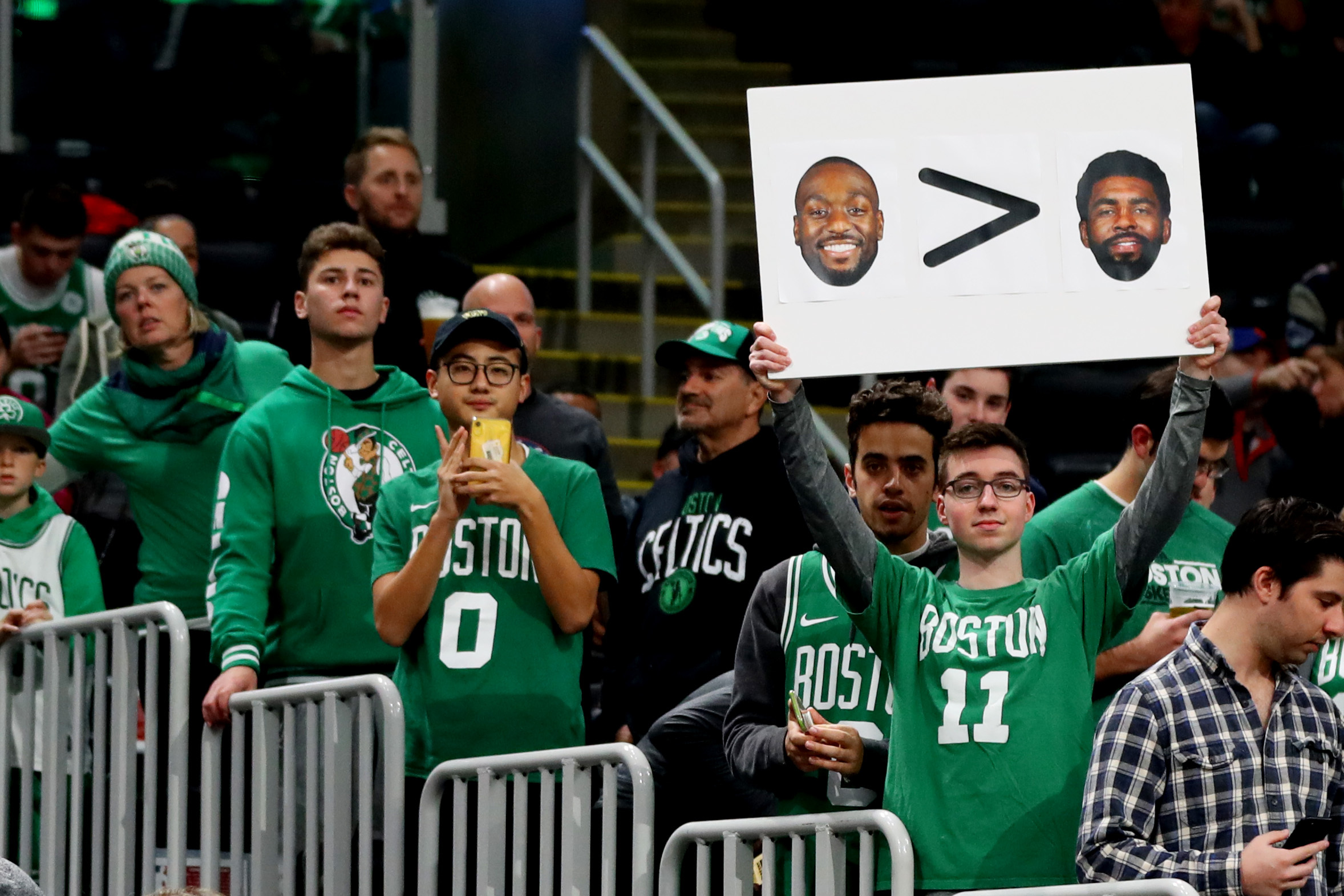 Kyrie sucks!': Celtics fans remind Kyrie Irving he's not welcome in Boston  amid Nets blowout