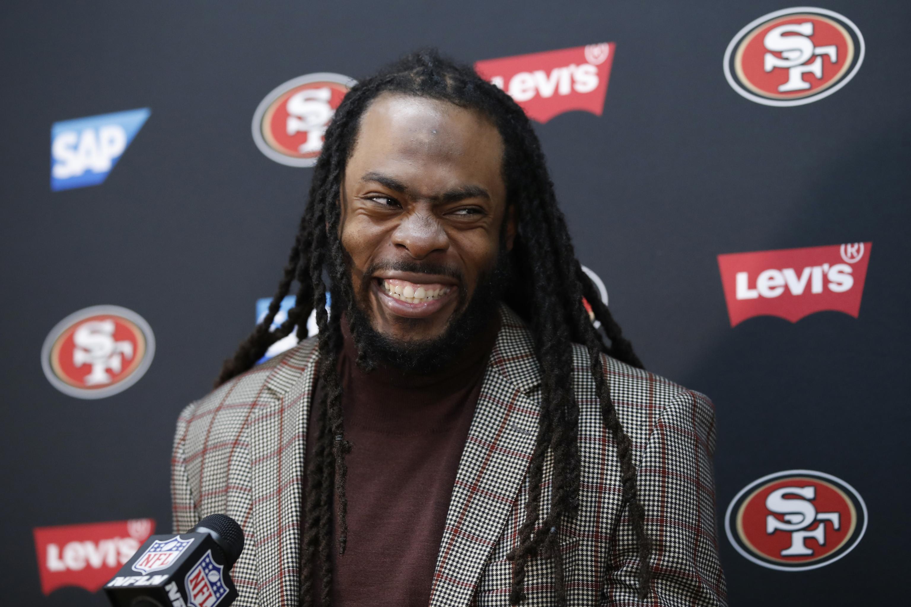 Richard Sherman has quieted down with the 49ers, but his impact has been  just as loud – Daily Democrat