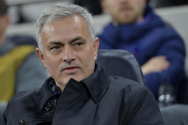LONDON, ENGLAND - NOVEMBER 26: head coach Jose Mourinho of Tottenham Hotspur prior to the UEFA Champions League group B match between Tottenham Hotspur and Olympiacos FC at Tottenham Hotspur Stadium on November 26, 2019 in London, United Kingdom. (Photo by TF-Images/Getty Images)